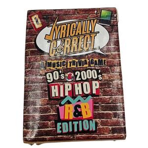 Lyrically Correct Music Trivia Card Game 90's & 2000s Hip Hop & R&B Edition